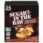 Packets of Sugar In The Raw Turbinado Cane sugar from Pasteur Pharmacy, natural brown sweetener for baking and beverages.