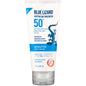 Blue Lizard Sensitive Sunscreen tube with SPF 50, 3 fl oz, in a blue tube designed for sensitive skin protection.