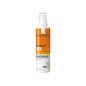 La Roche-Posay Anthelios Invisible Spray SPF 30 sunscreen in 200ml bottle, clear and lightweight, for broad-spectrum sun protection