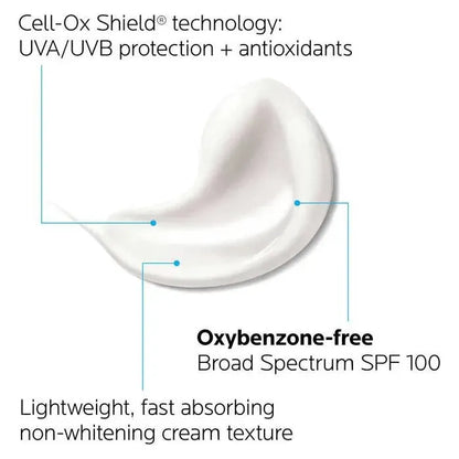 La Roche-Posay Anthelios Melt-In Milk Sunscreen SPF 100 in 3oz bottle, hydrating sunscreen for face and body, broad-spectrum protection