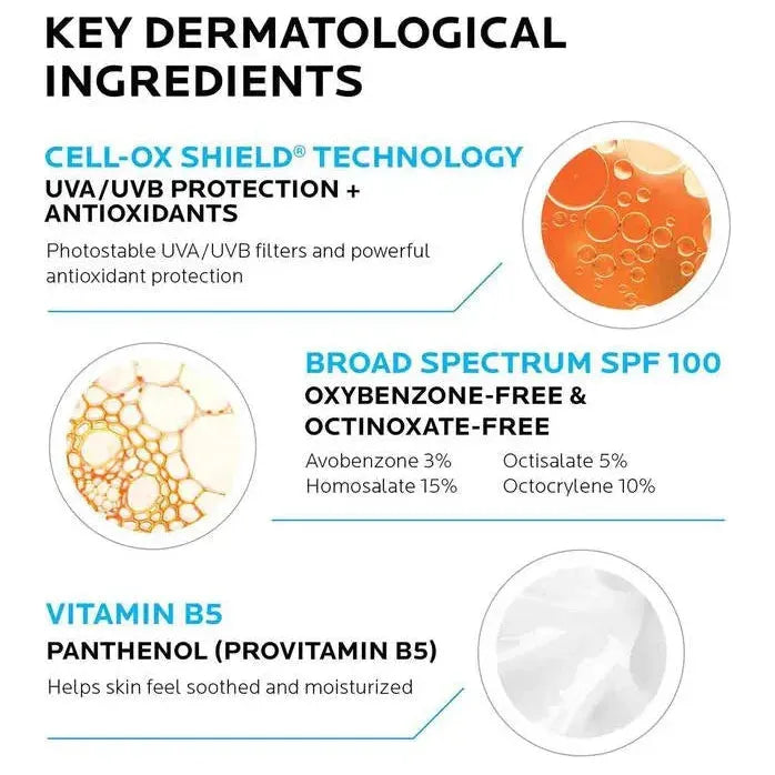 La Roche-Posay Anthelios Melt-In Milk Sunscreen SPF 100 in 3oz bottle, moisturizing sunscreen for sun protection