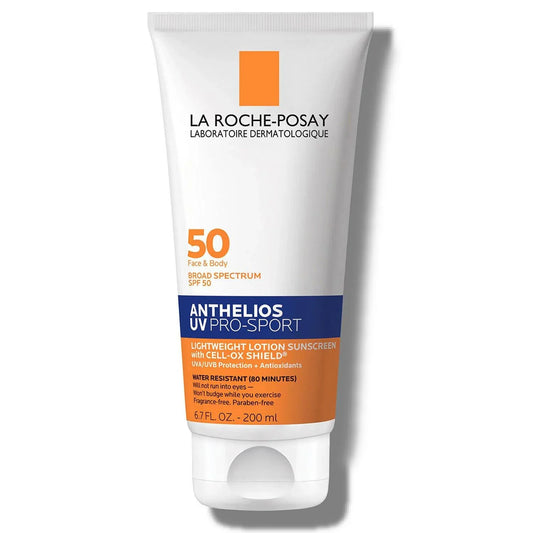 La Roche-Posay Anthelios Sport Sunscreen SPF 50+ in 200ml bottle, ultra-resistant sunscreen for outdoor activities