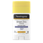 Neutrogena Sheer Zinc Oxide Mineral Sunscreen Stick with Vitamin E, SPF 50+, water-resistant, residue-free, 1.5 Oz, broad spectrum protection
