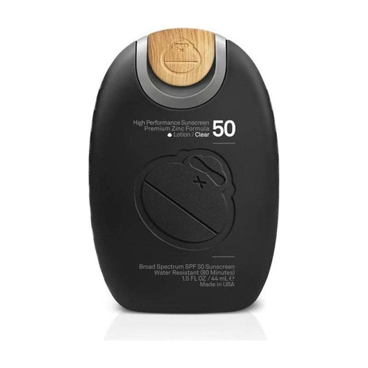 Sun Bum Signature SPF 50 sunscreen lotion in a 1.5oz tube, featuring broad-spectrum sun protection and moisturizing formula.
