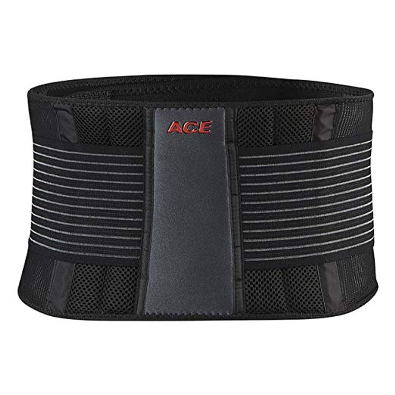 Ace Adjustable Back Brace from Pasteur Pharmacy, one size, supportive brace for back pain relief and posture support.