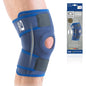 Neo G adjustable open knee support brace, universal one size, provides stability and compression for knee pain relief.