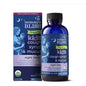 Organic Kids Cough Syrup & Mucus Relief by Mommy's Bliss in 4 fl oz bottle with a child-friendly label and measuring cup.