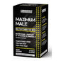 CyberGenics Maximum Male multivitamin tablets for men shown in blister pack, designed for daily dietary supplement intake.