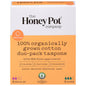 Regular and super absorbency tampon duo-pack by Pasteur Pharmacy, 18-count with individually wrapped tampons in a box.