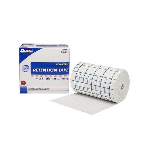 Dukal 8221 retention pre-cut tape measure by Pasteur Pharmacy, 4-inch by 11-yard length, measuring tape with clear markings.