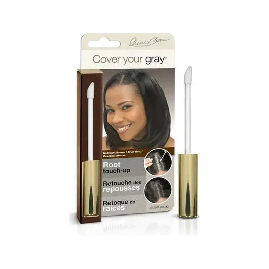 Irene Gari Cover Your Gray temporary hair color wand in light brown/blonde, 0.25 oz, for quick gray root touch-ups.