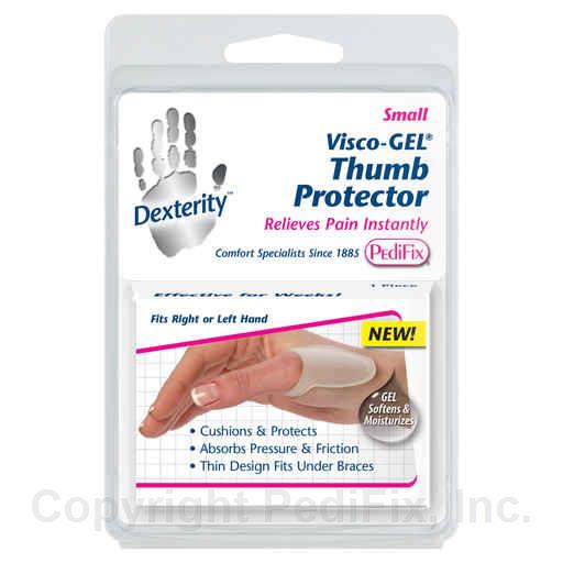 Small Pedifix Visco-Gel Thumb Protector from Pasteur Pharmacy, soft gel pad for thumb joint support and comfort.
