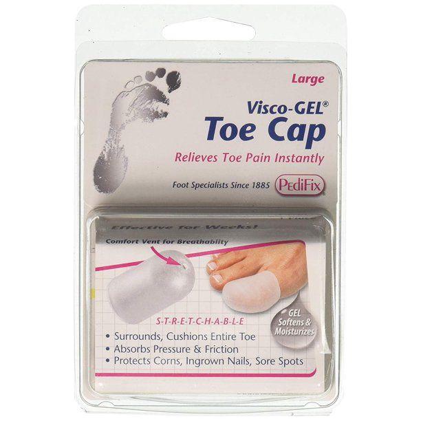 Large PediFix Visco-Gel Toe Cap from Pasteur Pharmacy, soft gel padding for toe protection and comfort.