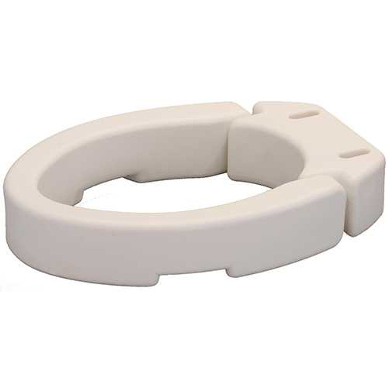 Nova Elongated Hinged Toilet Seat Riser from Pasteur Pharmacy, a comfortable and secure toilet and bidet seat accessory.