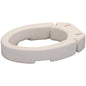 Nova Elongated Hinged Toilet Seat Riser from Pasteur Pharmacy, a comfortable and secure toilet and bidet seat accessory.