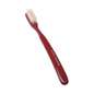 Acca Kappa Vintage Collection toothbrush with pure red bristles, hard firmness, designed for effective cleaning.