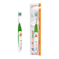 Dentissimo Junior 6+ years soft toothbrush by Pasteur Pharmacy with colorful handle and small brush head for kids' dental care