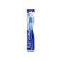 Elgydium Classic hard toothbrush in assorted colors, featuring a plastic handle and bristles for effective dental cleaning.
