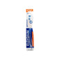 Elgydium Diffusion Medium Toothbrush by Pasteur Pharmacy with blue and white handle, designed for effective oral cleaning.