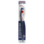 Elgydium La Petite Francaise soft toothbrush by Pasteur Pharmacy with white handle and blue bristles for gentle cleaning.