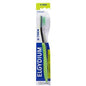 Elgydium X-Trem Teenager Medium Toothbrush by Pasteur Pharmacy with green and white handle and medium bristles.