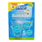 Dr. Tung's Snap-On Toothbrush Sanitizer attached to a toothbrush, designed to disinfect and keep toothbrushes clean.