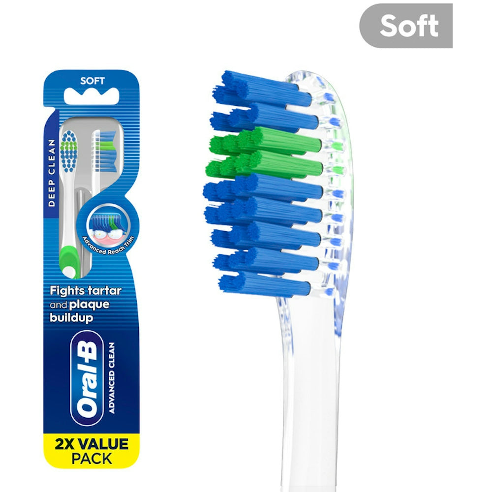 Soft Oral-B Indicator Color Collection toothbrushes with colorful handles, designed for gentle and effective oral cleaning.