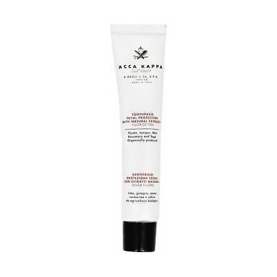 Acca Kappa Total Protection Toothpaste in 100ml tube, dental care product with whitening and freshening properties.