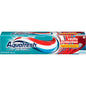 Aquafresh Cavity Protection Fluoride Toothpaste in Cool Mint flavor, 5.6 ounces, shown in a tube with a blue and white design.