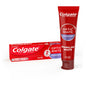 Colgate Optic White toothpaste with anticavity fluoride for sparkling white teeth, featuring advanced whitening and cavity protection.