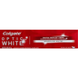 Colgate Optic White Sparkling Mint toothpaste in a tube, designed for brightening teeth and freshening breath.