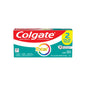 Colgate Fresh Mint Stripe Gel Toothpaste in a 2-pack, shown in a standard tube with blue and white mint stripe design.