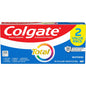 Colgate Total Whitening Toothpaste in a 2-pack, featuring the Pasteur Pharmacy brand, shown in a box with tube packaging.