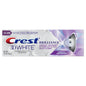 Crest 3D White Fluoride Anticavity Brilliance Vibrant Peppermint Toothpaste 3.9 oz tube with white and blue packaging