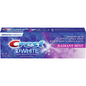 Crest 3D White Whitening Toothpaste Radiant Mint in 3 oz tube, featuring fresh mint flavor and brightening dental formula