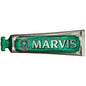 Marvis Classic Strong Mint toothpaste in 3.8 oz tube, refreshing mint flavor, displayed with packaging and branding.