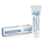 Sensodyne Whitening Sensitive Toothpaste in 4 oz tube, designed for gentle whitening and tooth sensitivity relief.