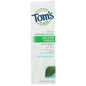 Tom's of Maine Wicked Fresh! fluoride toothpaste with cool peppermint flavor, shown in a tube with mint leaves.