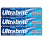 Ultra Brite Advanced Whitening Fluoride Toothpaste in clean mint flavor, 6 oz tube, designed for bright, healthy teeth.
