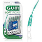 GUM Pro Soft-Picks by Pasteur Pharmacy, 60 soft toothpicks for gentle dental cleaning, shown in the image.
