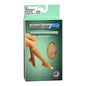Loving Comfort® beige knee-high support stockings with firm compression, XL size, designed for leg support and circulation.
