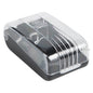 Merkur Plastic Travel Box by Pasteur Pharmacy, compact storage case for travel, with secure lid and durable plastic construction.