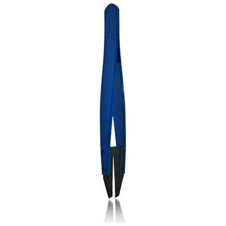 Rubis Switzerland slant tweezer from Pasteur Pharmacy, stainless steel precision tweezer for eyebrow grooming and detailed tasks.
