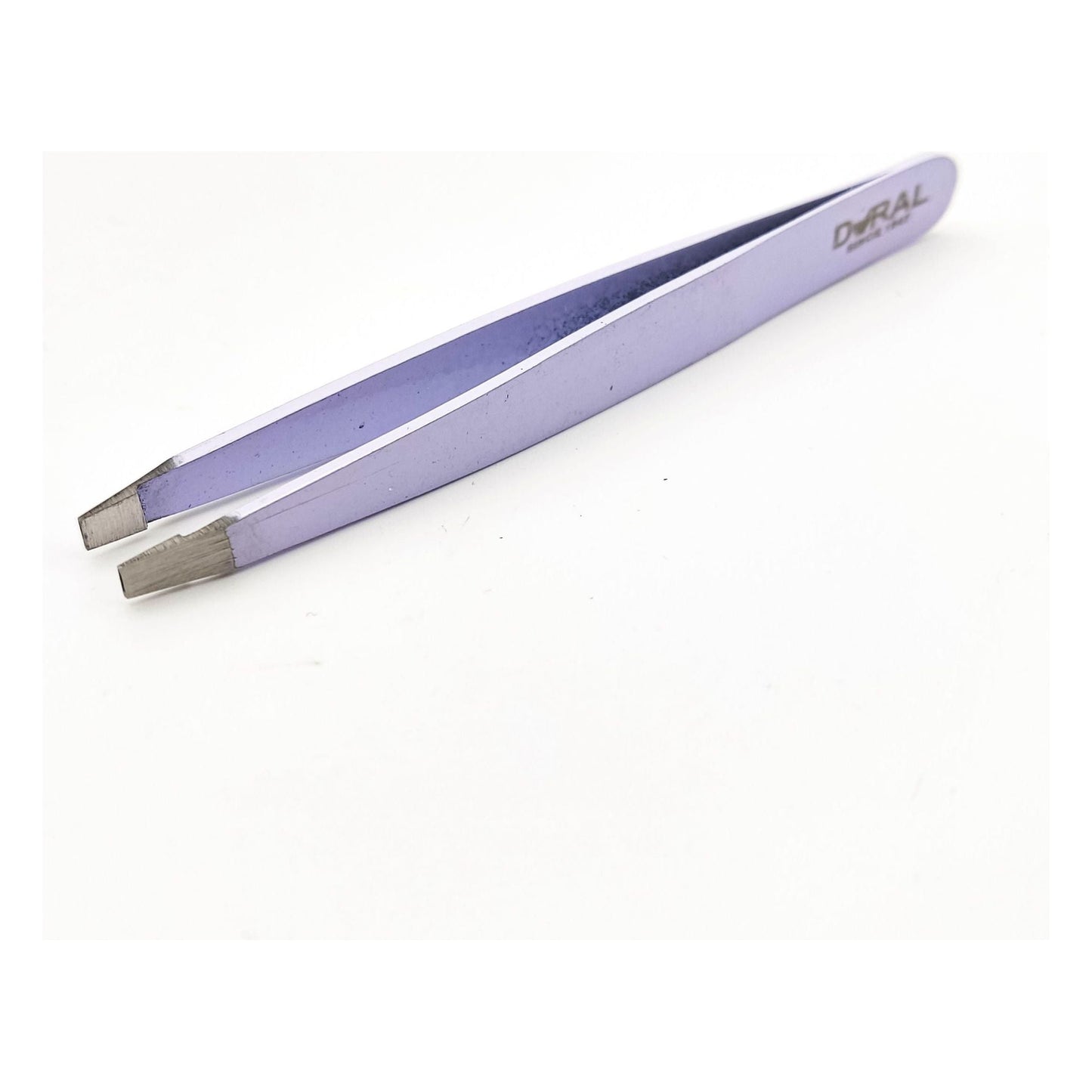 White Dural Straight Tweezer by Pasteur Pharmacy, close-up of precise stainless steel tweezers for detailed grooming or beauty tasks