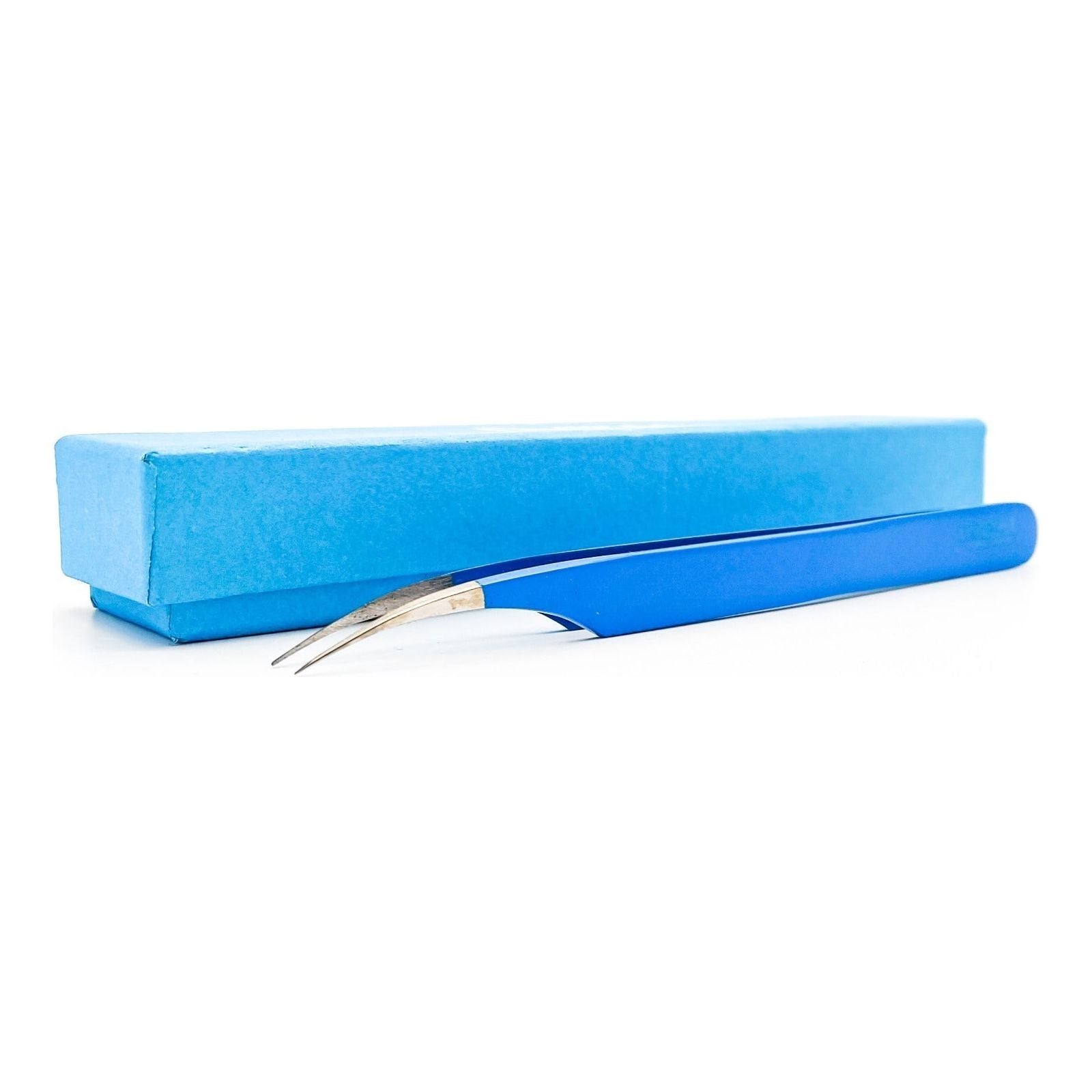 Blue Dural Tweezers by Pasteur Pharmacy, stainless steel precision tweezers for beauty and grooming.