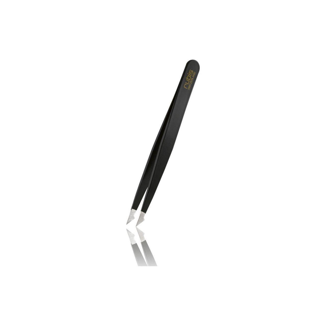 Rubis Switzerland Evolution Tweezer 1K904, stainless steel precision tweezers with pointed tips for accurate grooming.