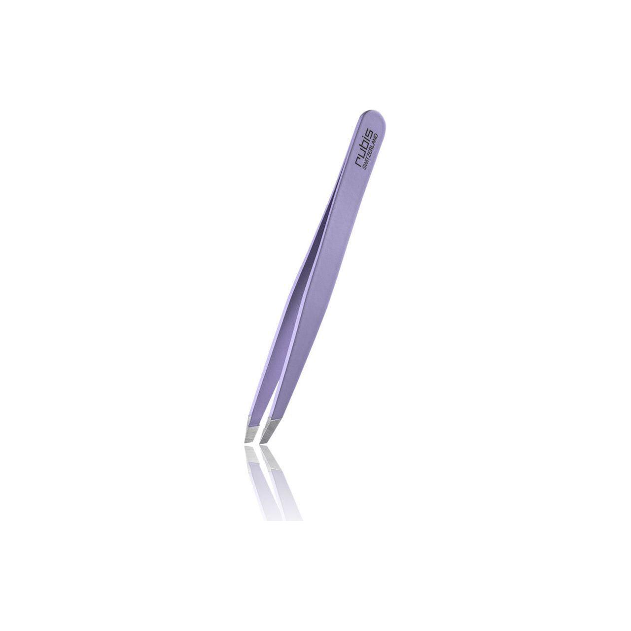 Rubis Switzerland Slant Tweezer 1K1616 from Pasteur Pharmacy, featuring precise slant tips for brow and lash grooming.