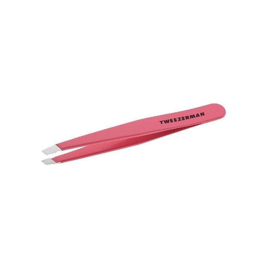 Tweezerman Fashion Color Slant Tweezer in vibrant color with precise slant tips for shaping eyebrows and grooming.
