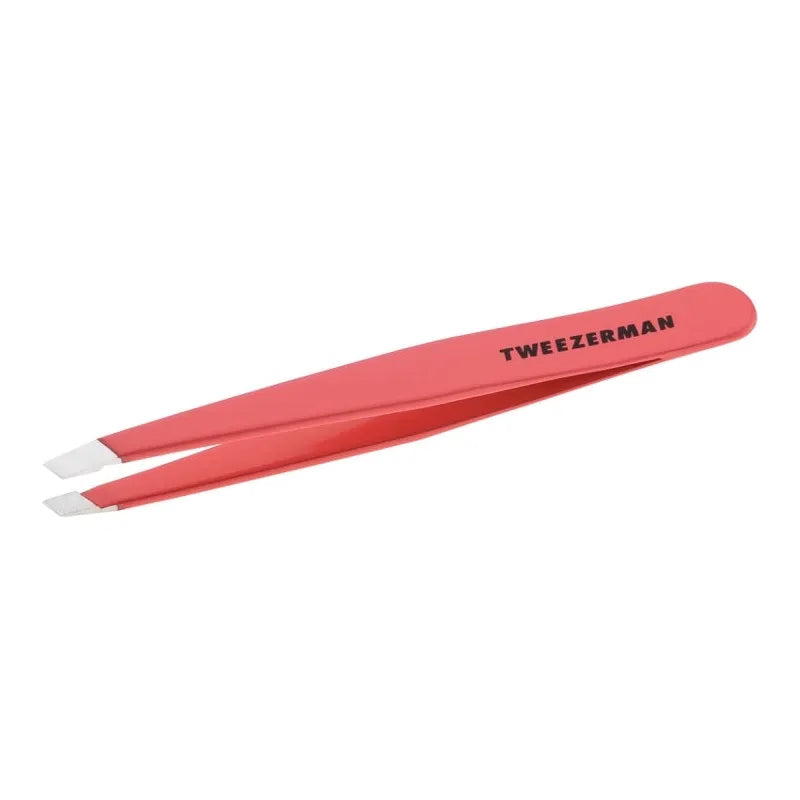 Tweezerman Slant Tip Tweezerette from Pasteur Pharmacy, stainless steel tweezers with slanted tips for precise hair plucking.