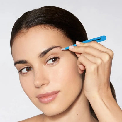 Slant tip Tweezerman Tweezerman Tweezerette tweezers with precision slant tips for eyebrow and facial hair grooming.